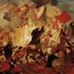Siege of Pskov by Polish King Stefan Batory in 1581. Karl Pavlovich BRYULLOV