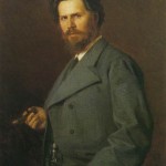 N. A. Yaroshenko. Portrait of I. N. Kramskoi