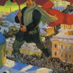 The Bolshevik. Boris Mikhailovich KUSTODIEV