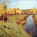 Golden Autumn. Isaak Ilyich LEVITAN
