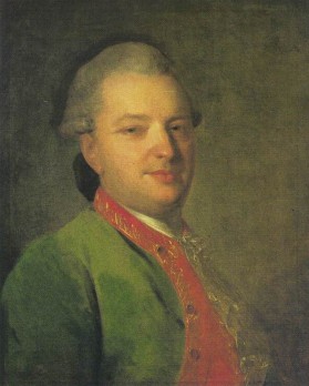 Portrait of V.I. Maikov. Fyodor Stepanovich ROKOTOV