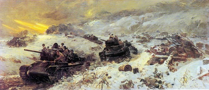 Mozdok battle in 1943. Fyodor Pavlovich USYPENKO