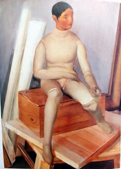 Mannequin. c.1916. Oil on canvas, 98x70cm. Collection N.N. Efron-Blokh
